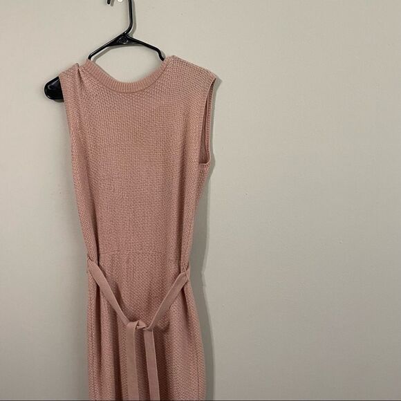 Anthropologie Callahan belted knit sweater midi dress - mauve - Picture 6 of 10